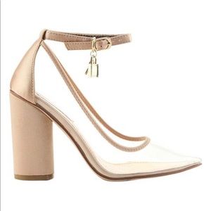 Cape Robbin-Rose Gold and Clear heels!!!